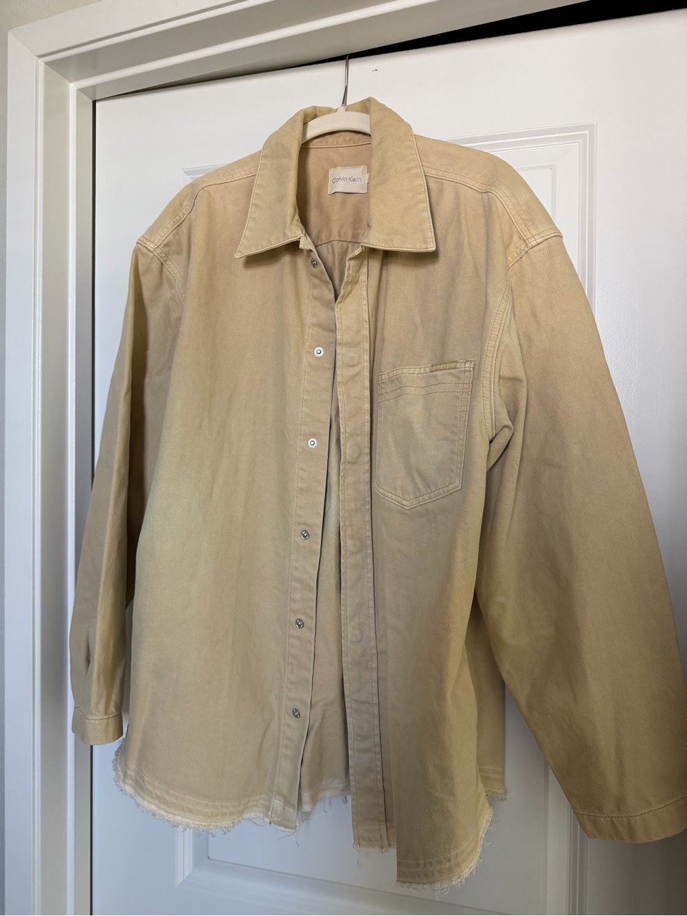Calvin Klein x Jennie Beige denim Shirt/jacket